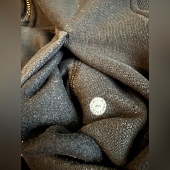 Lululemon Oversized Half-Zip Scuba Black - Picture 8 of 16